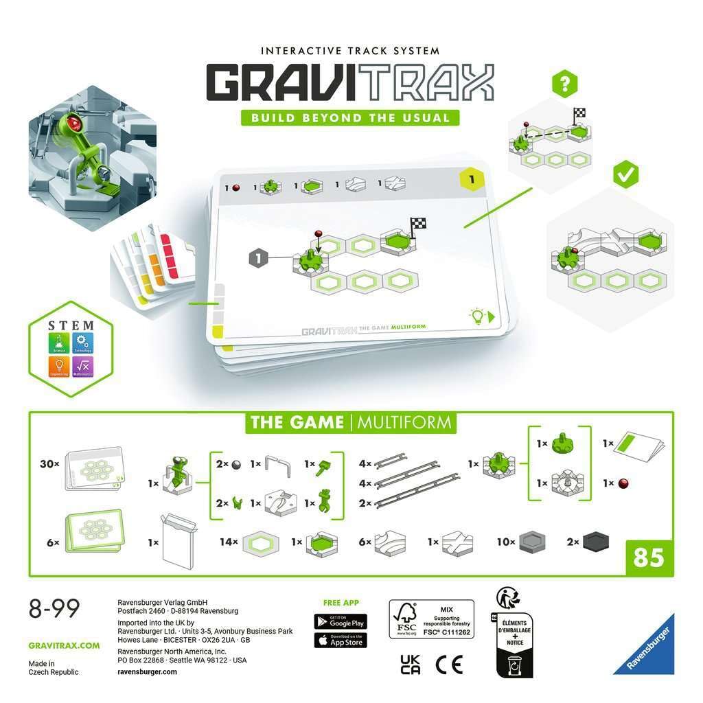 Ravensburger GraviTrax The Game - Marble Run, STEM and Construction Toys for Kids Age 3 Years Up - Kids Gifts