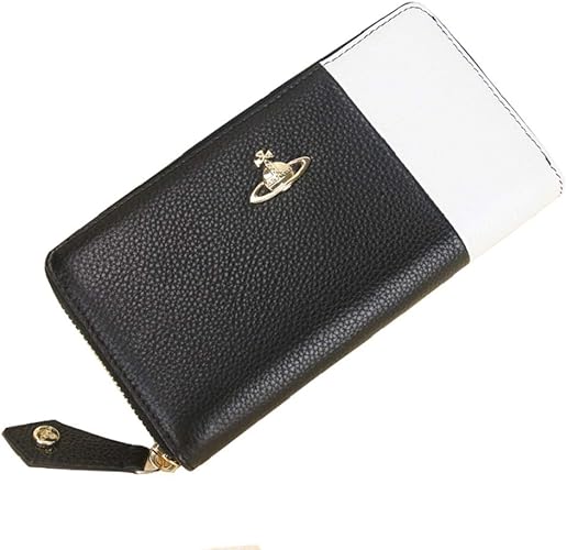Amazon ヴィヴィアンウエストウッド Vivienne Westwood 財布 長財布 レディース 人気 おしゃれ ファスナー 小銭入れ ブラック 並行輸入品 財布