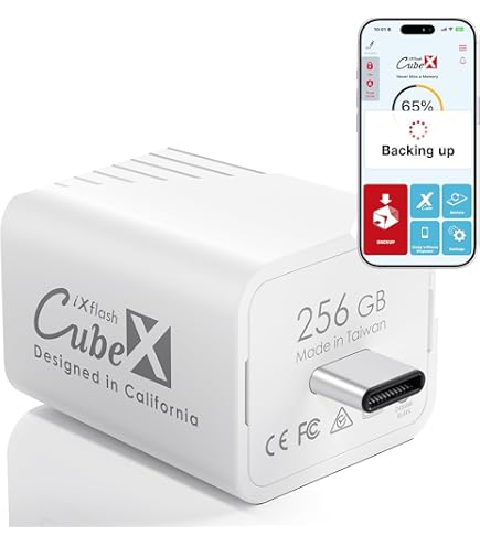 Amazon.com: Piodata iXflash Cube Auto Photo Backup While Charging