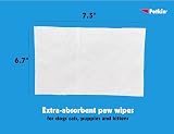 Petkin Paw Wipes White 100 Count Pet Grooming Wipes for Cats and Dogs view 5