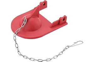 OASISFLOW 2 Inch Shark Fin Toilet Flapper Compatible with Kohler GP1078440, Toilet Flapper Replacement Part, for Kohler Toilet Tank Parts Red (1 Pack)