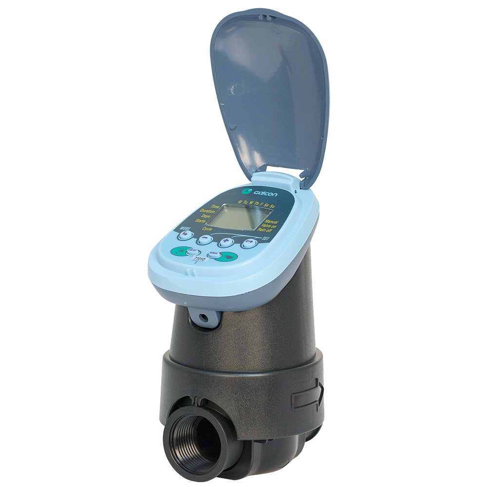 Galcon 7101D 1-Station Battery Operated Controller with 1-Inch Waterproof Valve