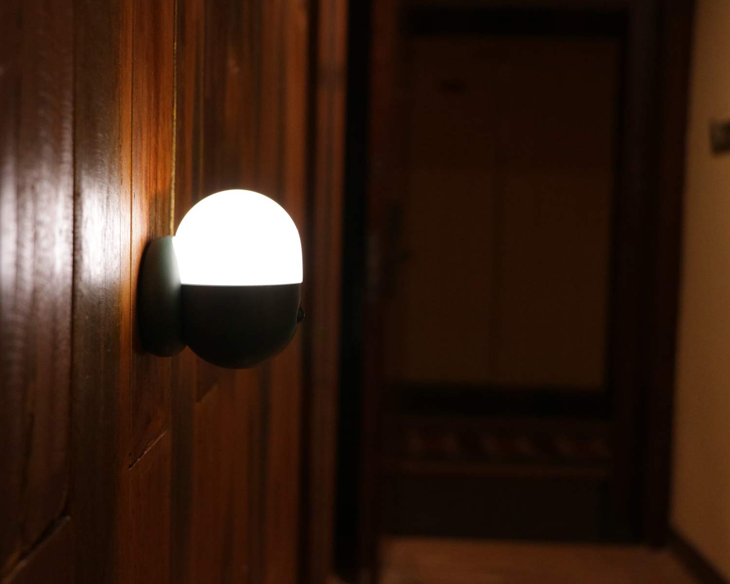 Motion Sensor Night Light, TIGOD Rechargeable Bedside Lamp Wall Emergency Light, LED Night Light for Bedroom Bathroom Toilet Hallway Outdoor Camping Battery Operated Night Lights