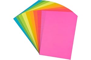 MAGECUBIKU Colored Copy Paper 8.5X11 Inches,180 Sheets 9 Colors Brightness Color Paper Letter Size Printer Paper 24 lb/90GSM for Arts Crafts DIY Projects School Office Supplies Origami Kids