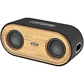 House of Marley Get Together 2 Mini: Portable Speaker with Wireless Bluetooth Connectivity, 15 Hours of Playtime and Sustainable Materials, Signature Black
