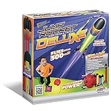 Geospace Jump Rocket Deluxe Set - with Adjustable Launcher, Target and 3 JR + 3 Mini Soft Foam Rockets