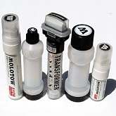 Molotow Empty Refillable Paint or Ink Urban Street Marker set of 5 Professional Art Markers and Mops