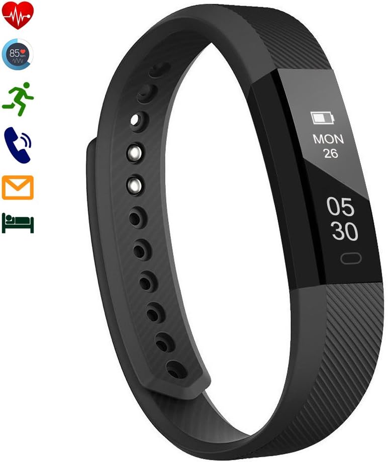 Fitness Trackers- Activity Tracker Watch with Heart Rate Blood Pressure Monitor, Waterproof Watch with Sleep Monitor, Calorie Step Counter Watch for kids Women Men Compatible Android iPhone Smartphone