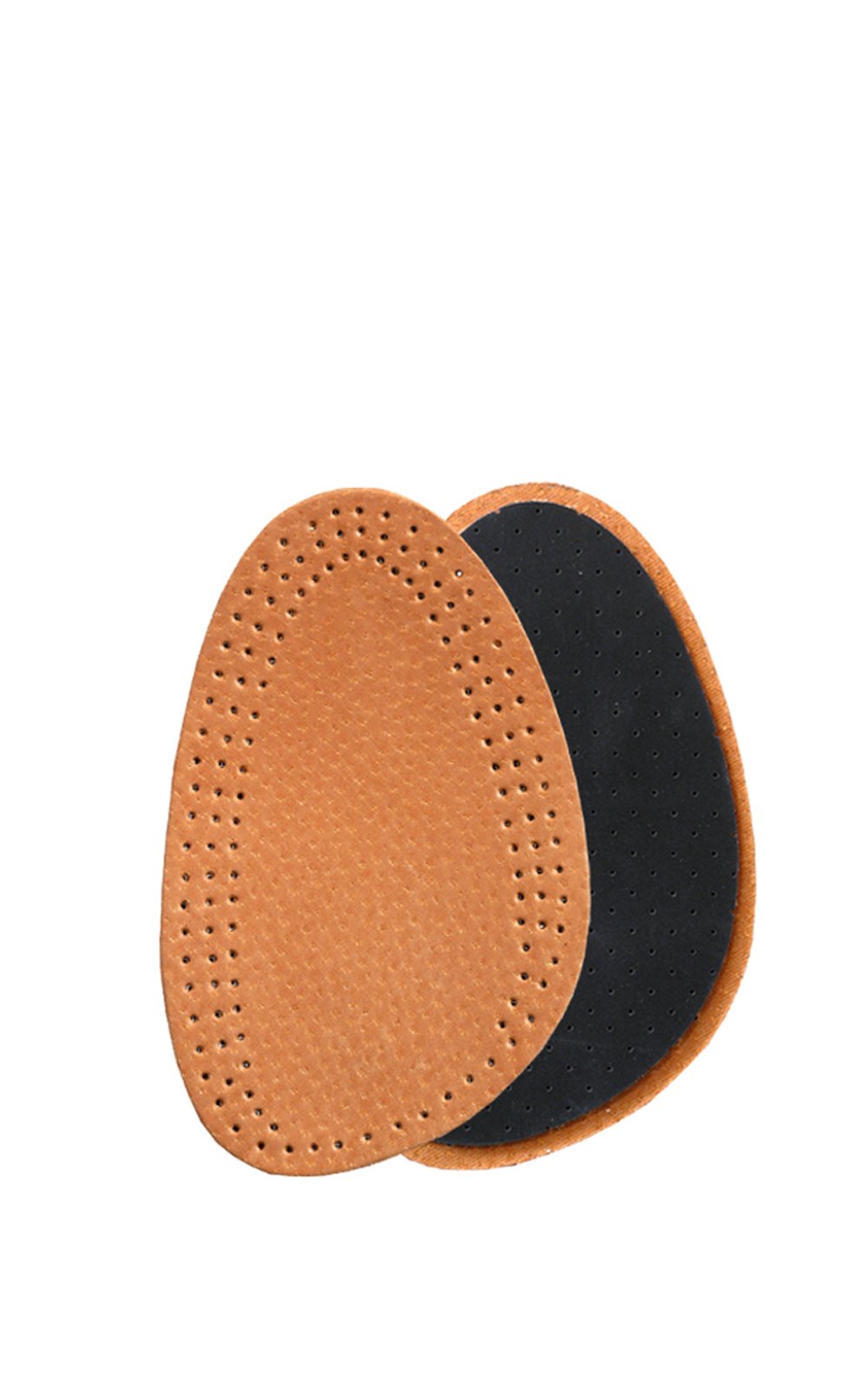 Kaps Halfled Half Insoles - Comfortable Leather & Latex - Discreet - Absorbs Moisture - Prevent Rubbing & Blisters In Heels, Flats & Boots - Helps Shoe Fit Half Size Too Big (2-3 UK / 35-36 EU Beige)