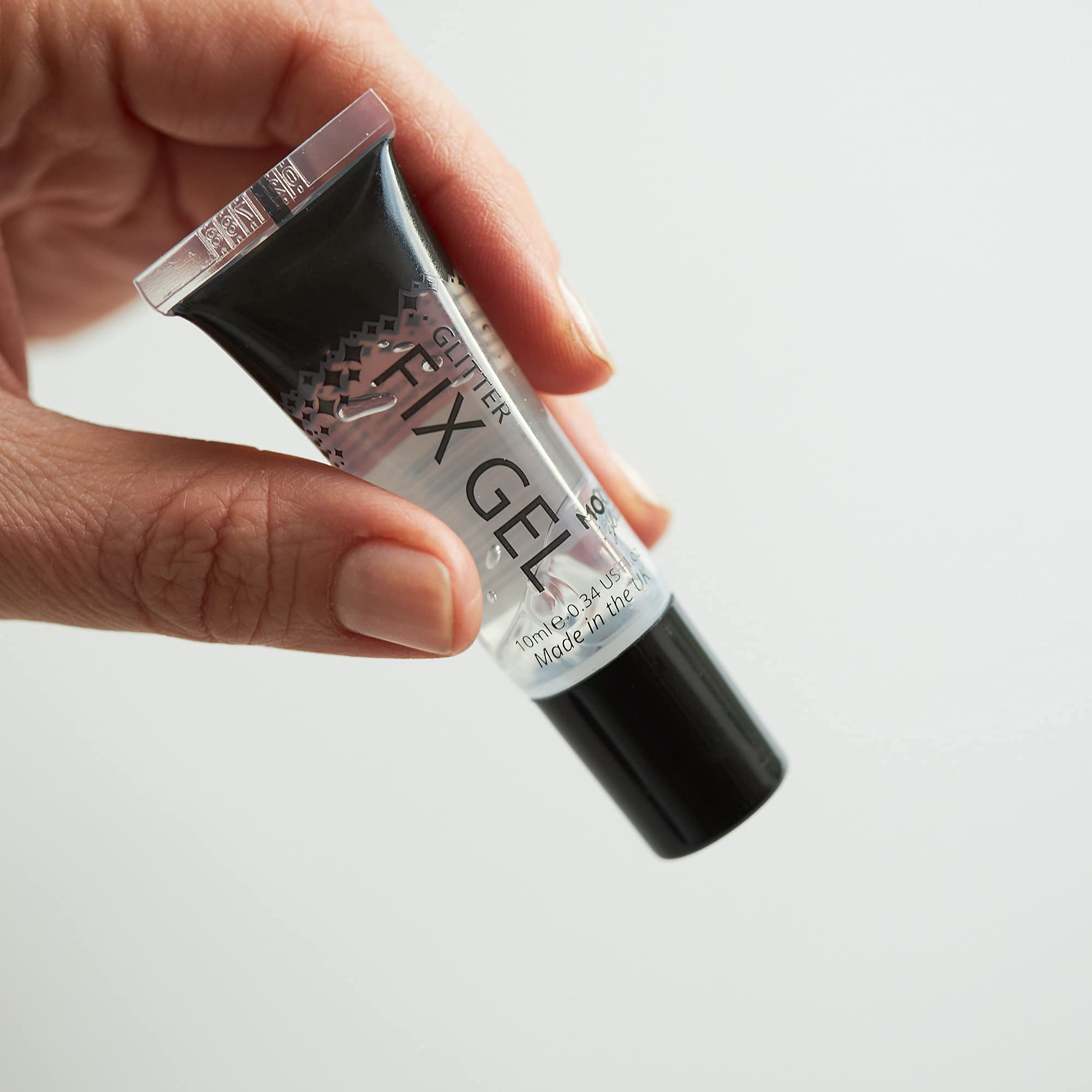 Glitter Fix Gel by Moon Glitter - Cosmetic Glitter Adhesive Primer for Face and Body. for All Glitters Including fine, Chunky, Holographic, Iridescent and bio - Set of 6