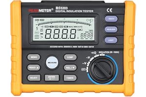 YACHUANG MS5203 High Voltage Digital Insulation Resistance Tester with DCV and ACV Detection,1000 Volt and 10G Ohm Detection