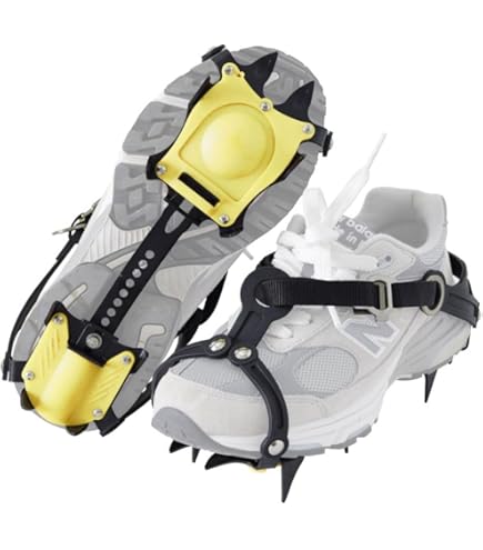 Crampon Course Hiver HUAYE BRS 14 Teeth Ice Ons Snow Skid Spikes