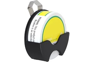 VUNDO Holster Clip to Belt or Car Sun Visor Fits Zyn Standard Can Tins, Pouch Can Holder for Car & Belt, 3D Printed Process, High-Temperature Resistant Materials (Black)