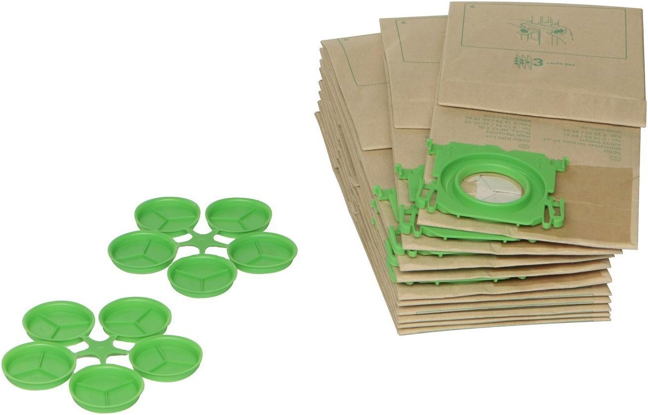 Genuine Sebo X7 X8 Paper Bags Pack of 10 Sebo 3 layer dust bags fits