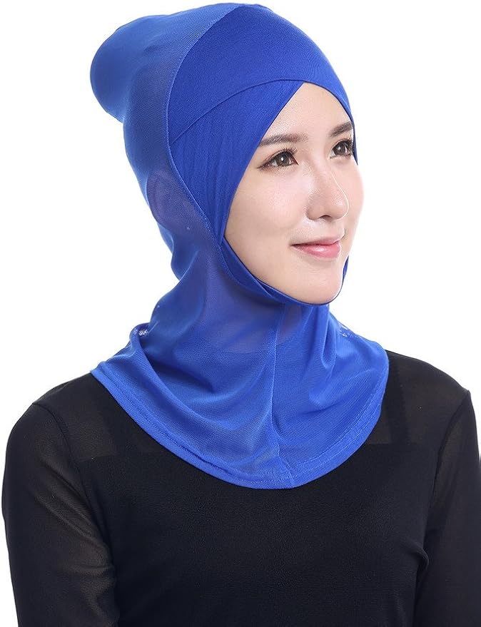 GladThink Mujeres musulmán modal y la Red Interior HijabAzul Amazon.es
