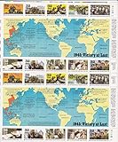 1945 WWII Victory At Last Sheet Collectible Stamp 32 Cent Sheet Scott 2981