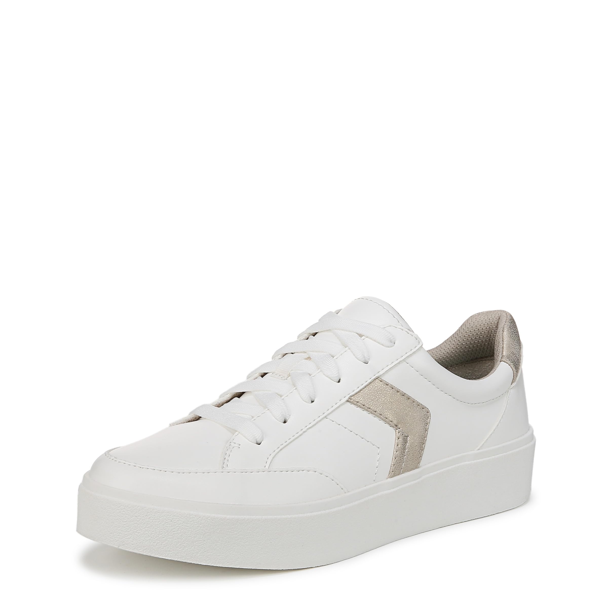 Photo 1 of Dr. Scholl's Women's Madison Lace Sneaker, White Gold, 8