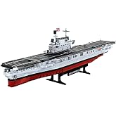 Brihappen USS CV-6 Enterprise WWII Battleship Building Set for Adults | Aircraft Carriers MOC Building Blocks, Displayable Adult Battleship Gift, Collection for Military Enthusiasts, 1883 PCS