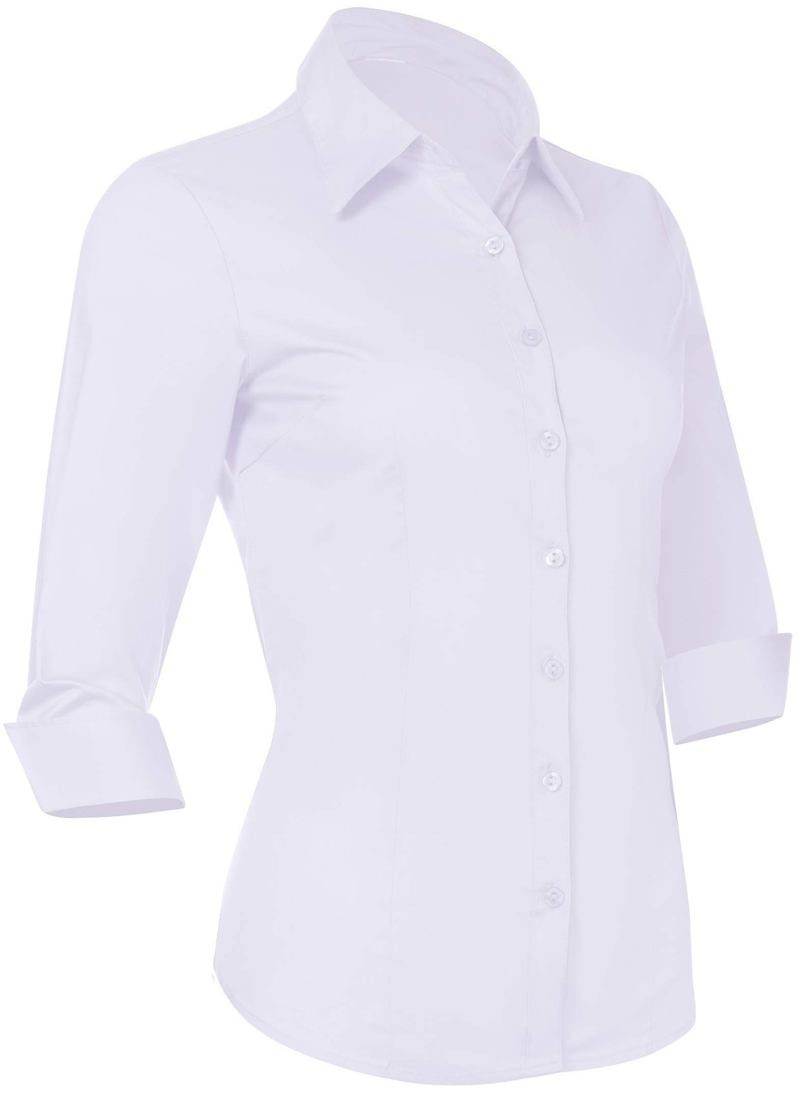 button down fitted dress