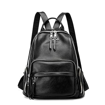 schwarzer rucksack damen