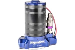 MagnaFuel Fuel Pump, ProStar 500, Electric, In-Line, 25-36 psi, 12 AN Female O-Ring Inlet/Outlet, 8 AN Bypass, E85 / Gas, Each