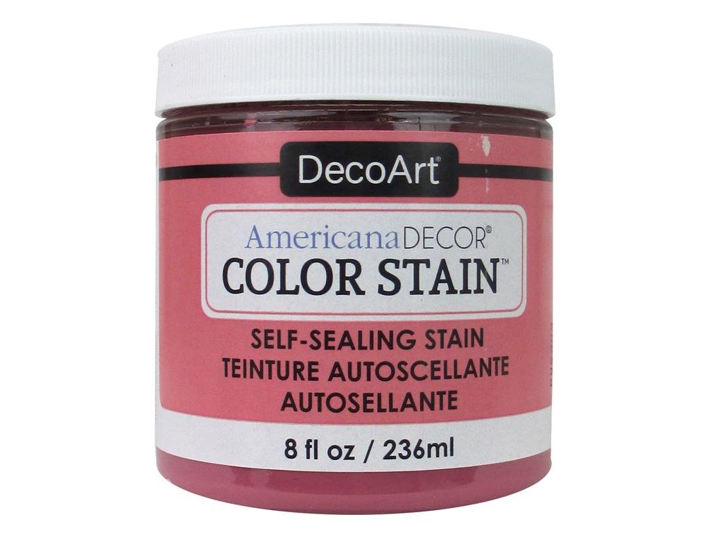 DecoArt Americana Decor Color Stains 8oz-Rose, 7.23 x 6.98 x 7.62 cm