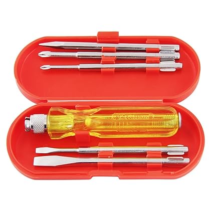 Spartan BS-01 5-Pieces Screwdriver Kit (Multicolour)