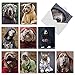 The Best Card Company - 10 Blank Dog Greeting Cards for All Occasions (4 x 5.12 Inch) - Dogs In Da Hood M3733OCB-B1x10-NB