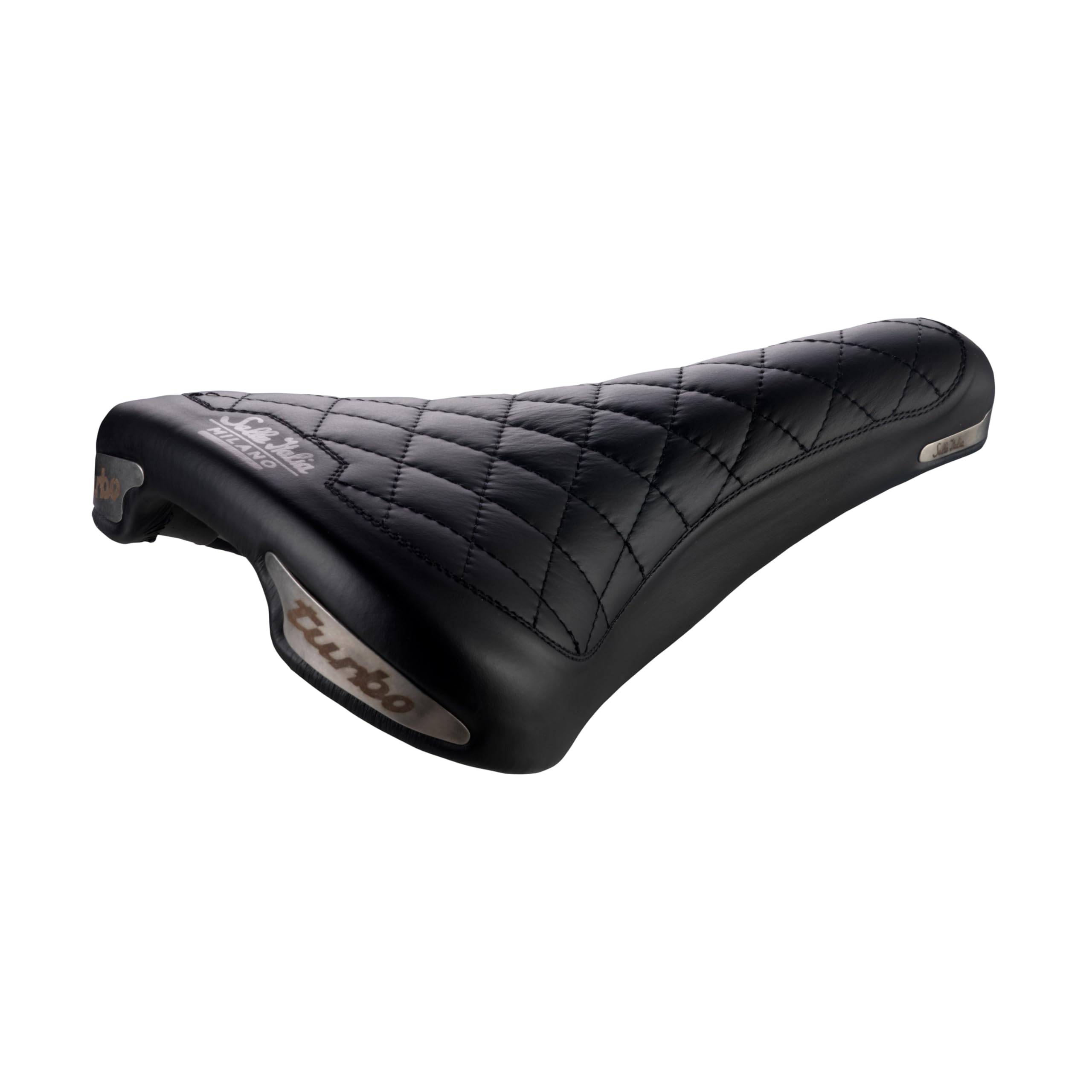Selle Italia Turbo Bonnie Vintage Saddle: Black, L1