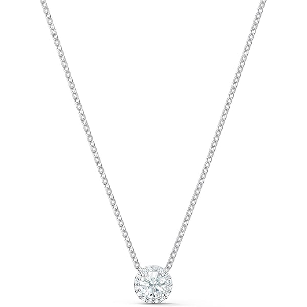 アクセサリー SWAROVSKI Attract Trilogy Round Pendant Amazon.com: SWAROVSKI Attract Trilogy Ladies Rhodium Plated