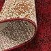 Sweet Home Stores Red Color Modern Circles Design Area Rug (7'10
