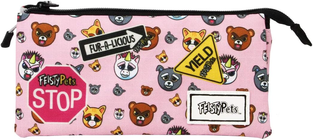 Feisty Pets Sir Growls-Triple HS Pencil Case, Multicolour, 23 x 11 cm - Image 3