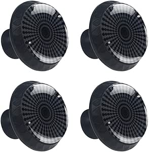 Estallido de estrellas Armario Manija Lente cristalina convexa con