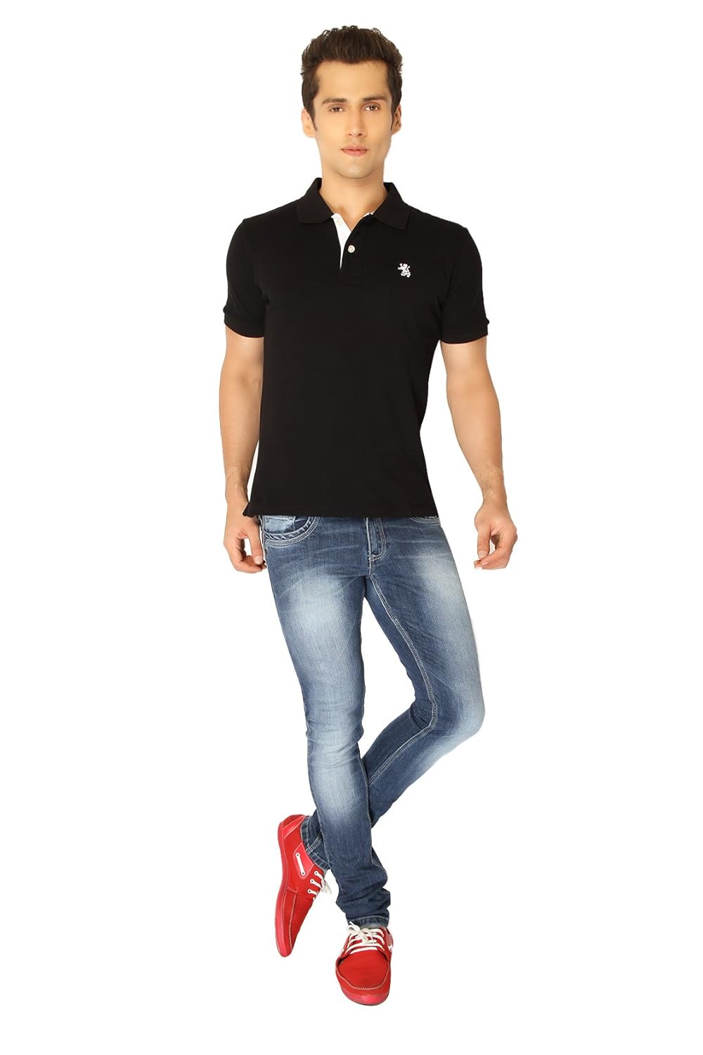 the cotton company men's luxury polo t shirt