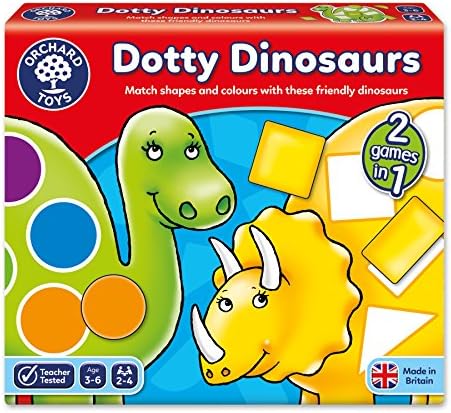 Orchard Toys Dotty Dinosaurs ChildrenS Game Multi One Size