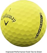 Callaway Supersoft Golf Ball 2023 Yellow Hyper Elastic SoftFast Core view 5