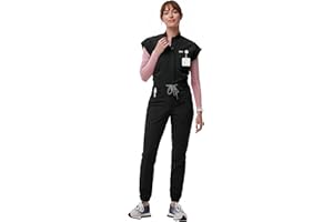 Aylashine Surgical Jumpsuit with Zipper, Women's Medical Suit, Soft, Suitable for Doctors, Nurses, Workers