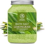 AROMATIKA Lemongrass Bath Salts 600 g Natural Essential Oil view 2
