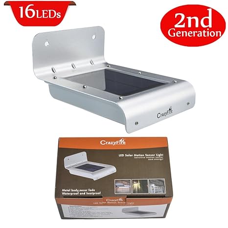 Cuerpo humano CrazyFire nueva generación Solar y Sensor de luz 16 ...