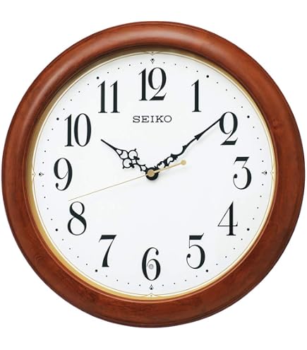 Amazon.com: Seiko Clock Clock Hybrid Solar Radio Hanging Clock