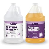 Alumilite Amazing Casting Resin White 2 Gal Urethane Resin for Art &amp; Crafts | 30-Minute Demold Time, Ideal for Small to Large Durable Pieces, Furniture, Cosplay Props, Jewelry, and Architecture Molds