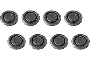 BLUE OVAL INDUSTRIES Floor Pan Under Seat Rubber Grommet Plugs (Set of 8) for 1965-1970 Ford Mustang