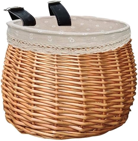 childrens wicker bike basket