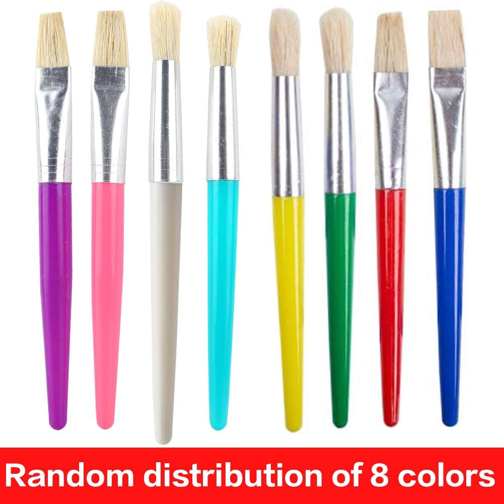 BigOtters Painting Tool Kit, 34Pcs Paint Supplies Include Paint Cups with Lids Palette Tray Multi Sizes Paint Pen Brushes Set for Kids Gifts School Prizes Art Party: Home & Kitchen