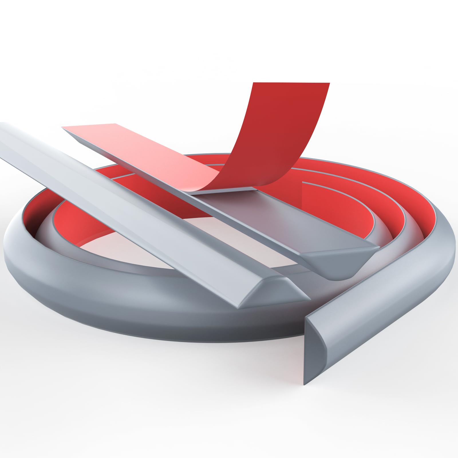 200 cm Silicone Shower Barrier, ZCXG Water Retention Strip, Dam Shower Water Stop, Wet/Dry Separation, Silicone Shower Barrier + Silicone Sealant (2M)