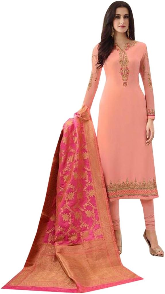 churidar with silk dupatta