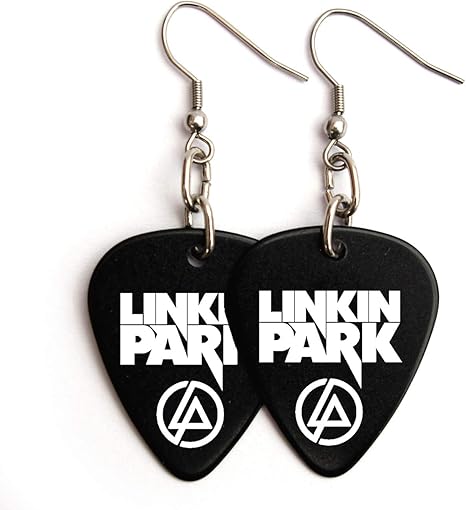 Linkin Park Ohrringe Plektrum Mit Logo Bw Amazon De