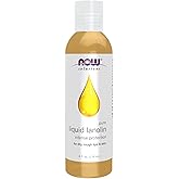 NOW Solutions, Liquid Lanolin, For Dry Rough Lips and Skin, 4 fl. oz