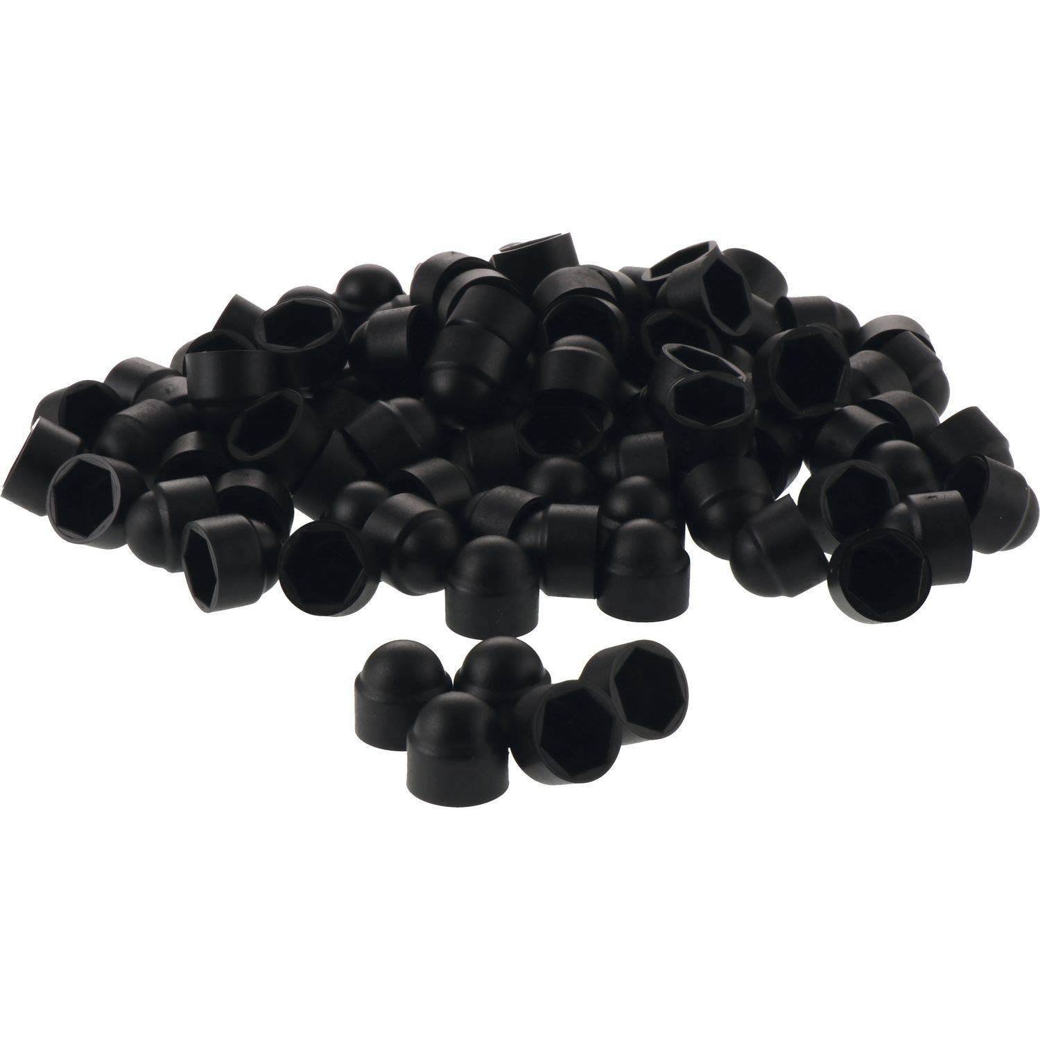 Primo-Befestigungstechnik GmbH 2856S 100 Hexagonal Protective Caps M6 SW10 Black Cover Caps