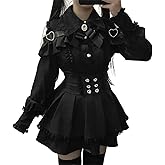 Pokn Lolita Shirts Jirai Kei Fashion Kawaii Clothing Goth Shirts Women Lace Mesh Sheer Long Sleeve Blouse